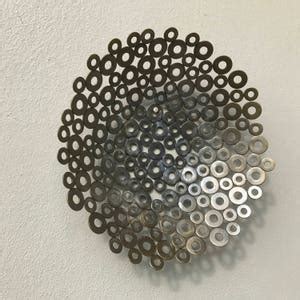 Metal Art Bowl Metal Sculpture Abstract Metal Art Metal Wall Art by ...