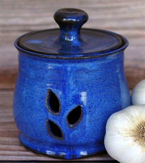 Handmade Garlic Keeper Ceramic Garlic Storage by MudFirePottery Clay Tiles, Ceramic Clay ...