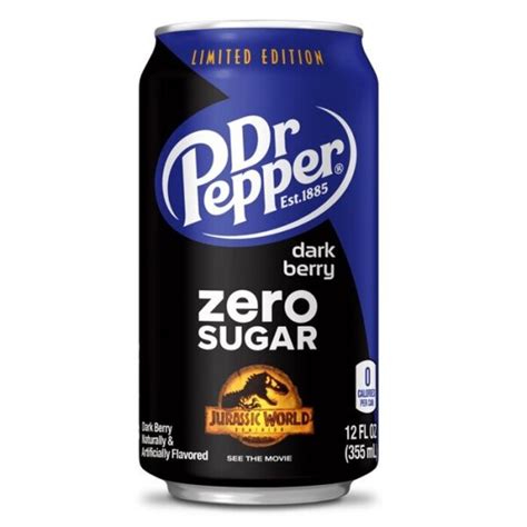 Dr Pepper | Dark Berry Zero Sugar Jurassic World 355ml | Kaufen, 2,21