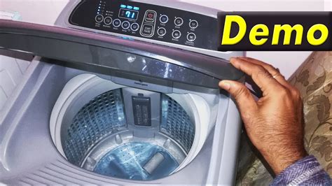 Samsung Top Load Fully Automatic washing Machine Demo| How To Use Samsung Top Load Washer And ...