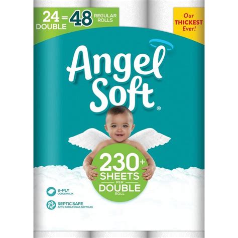 Angel Soft 24-Pack Toilet Paper at Lowes.com