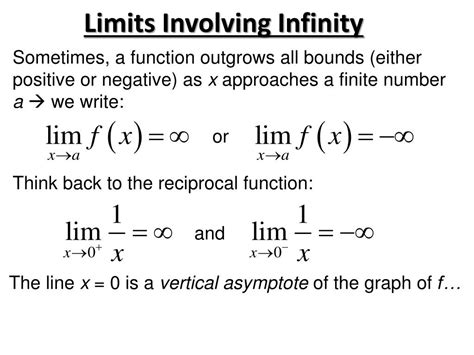 PPT - Limits Involving Infinity PowerPoint Presentation, free download - ID:1968782