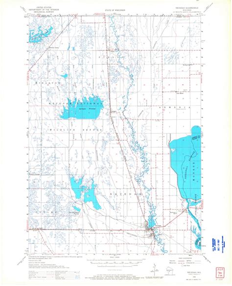 Necedah, WI (1958, 48000-Scale) Map by United States Geological Survey ...