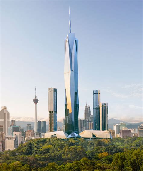 merdeka 118, the world's second tallest tower, tops out in malaysia