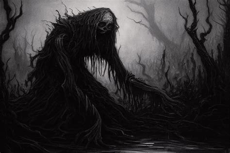 Swamp Monster Drawing by Marquis Amon - Fine Art America