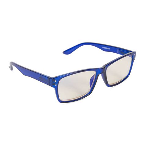 Inner Vision Eye Strain Relief Computer Screen Reading Glasses w/ Case - Anti Blue Light, Anti ...