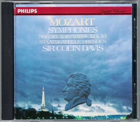 Sir COLIN DAVIS: MOZART Symphony No.30 31 32 33 Paris CD Staaskapelle Dresden 28943297721 | eBay