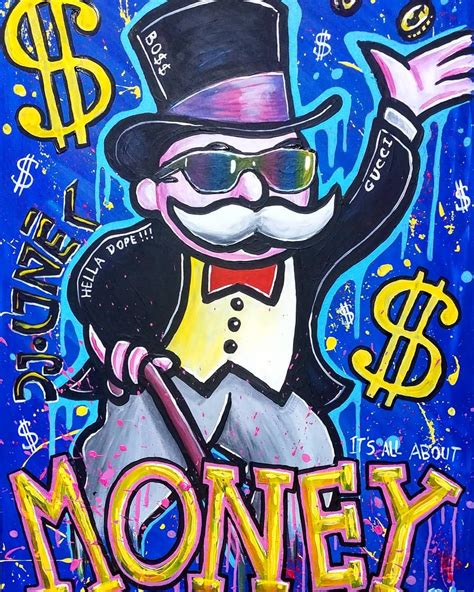 Custom Rich Uncle Pennybags Artwork | Monopoly man, Rich art, Artwork