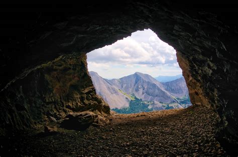 Gargantua Cave Mouth in Crowsnest Pass - Find Away Photography