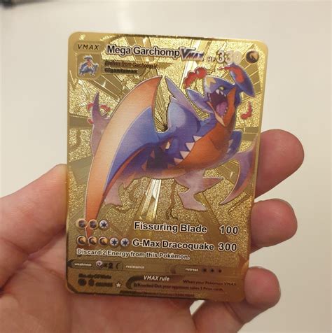 M Garchomp Gx Fire Custom Pokemon Card Pokemon Cards - vrogue.co