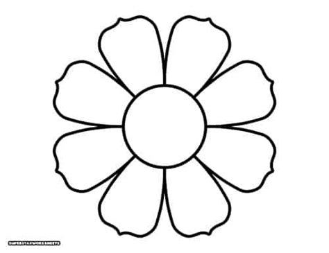 Flower Petal Template Printable