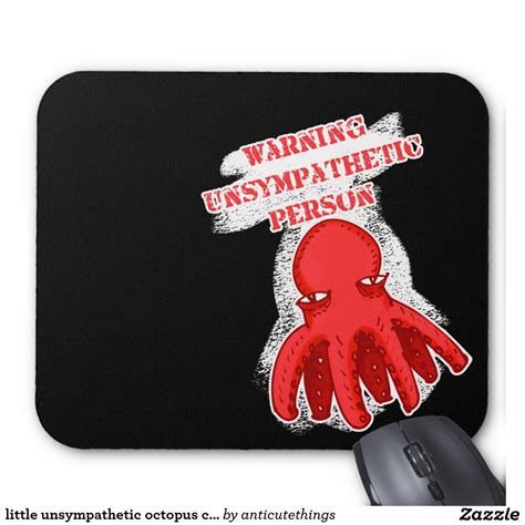 little unsympathetic octopus cartoon style mouse pad | Cartoon styles ...