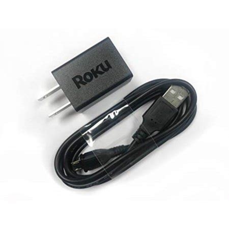 roku micro usb power adapter with usb cable for roku streaming stick ...