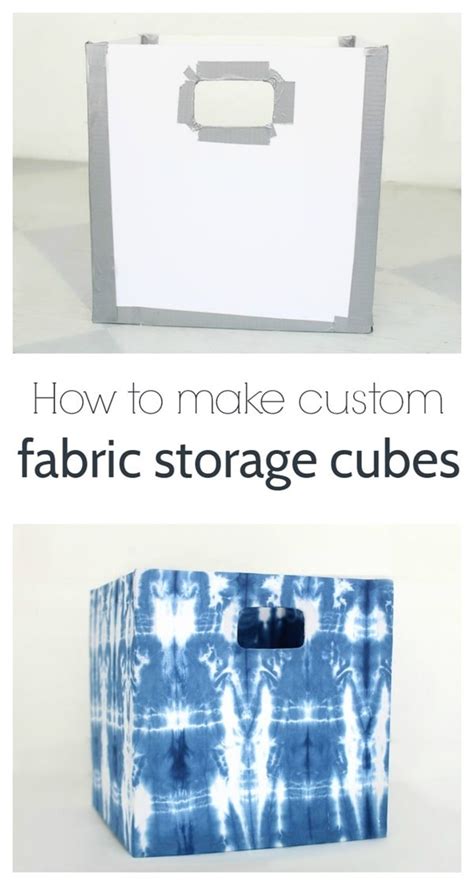 How to make fabric storage cubes - Lovely Etc.