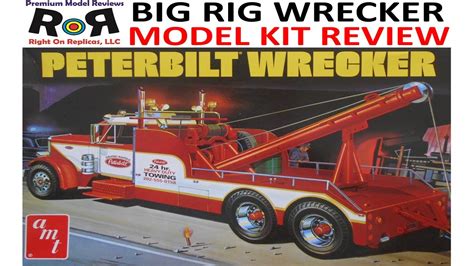 Peterbilt Wrecker 1:25 Scale AMT 1133 -Model Kit Build & Review - YouTube