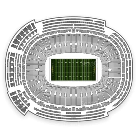 Green Bay Packers Seating Chart & Interactive Map | SeatGeek | Lambeau ...