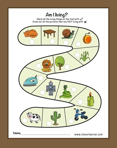 Living things and non-living things activity worksheets for p… | Preschool science activities ...