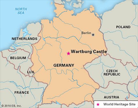 Wartburg Castle Map