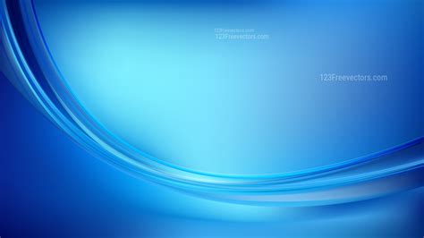 Abstract Blue Curve Background Vector Art