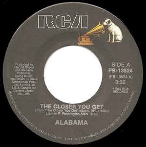 Alabama - The Closer You Get (1983, Vinyl) | Discogs