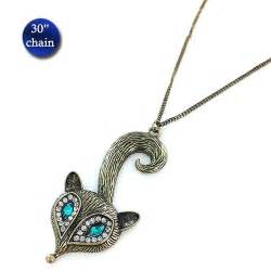 Fox Pendant Necklace