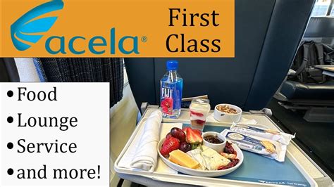 Amtrak Acela First Class - Delicious Food! - YouTube