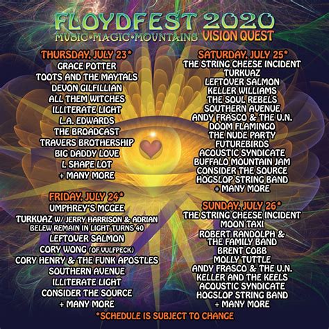 Visit Floyd Virginia | Floydfest 2020 VISION QUEST