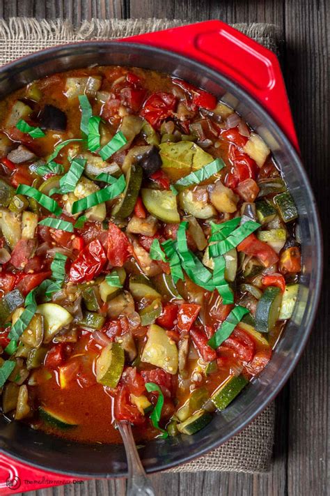 Easy Ratatouille Recipe (one-pot)| The Mediterranean Dish