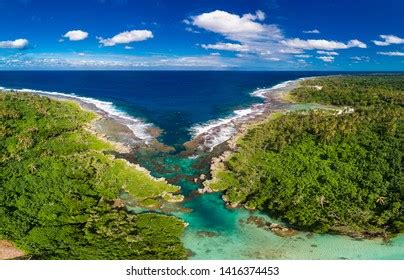 Drone View Blue Lagoon Port Vila Stock Photo 1416374453 | Shutterstock