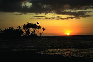 Hawaii Sunset - Kona, HI - 1993 | You would think this would… | Flickr