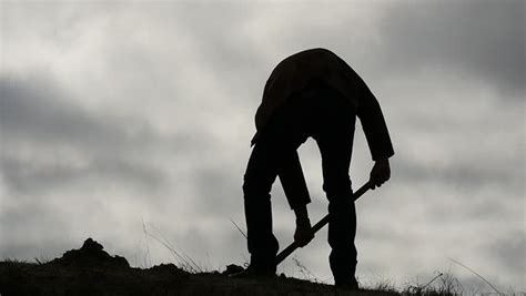 Man Digging Grave Stock Footage Video 1831271 - Shutterstock