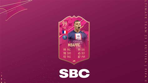 FIFA 23 SBC Kylian Mbappé FUTTIES: Cheapest Solutions | FifaUltimateTeam.it - UK