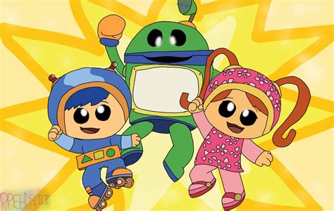 Team Umizoomi screenshot redraw by BreadSpice on DeviantArt