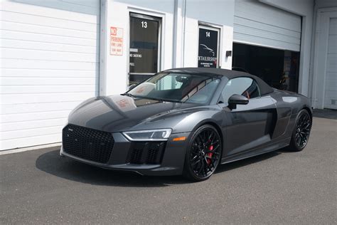 2018 Audi R8 Spyder (Daytona Gray Pearl Effect) — DETAILERSHIP™