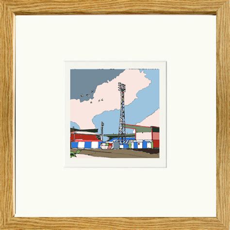 Spotland Stadium Print | Rochdale Stadium Print | Rochdale Gift – URBAN ...