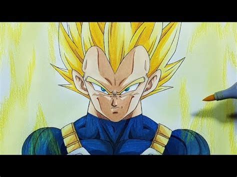 How To Draw Vegeta Super Saiyan! - Step By Step Tutorial! - YouTube