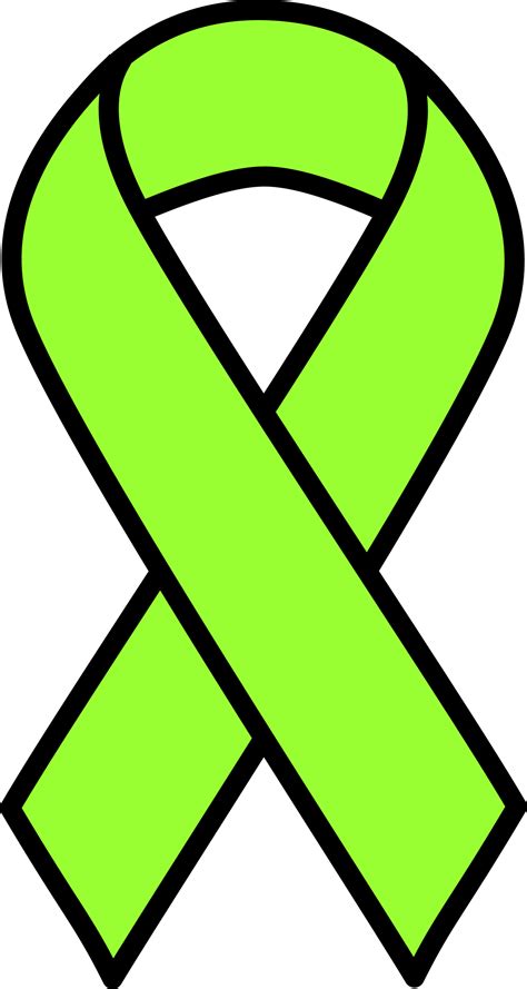 This Free Icons Png Design Of Lime Lymphoma Ribbon Clipart - Large Size Png Image - PikPng