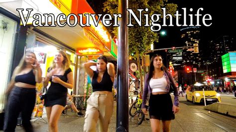 Vancouver Nightlife on Granville Strip : Bars, Pubs, Clubs, Party-goers ...