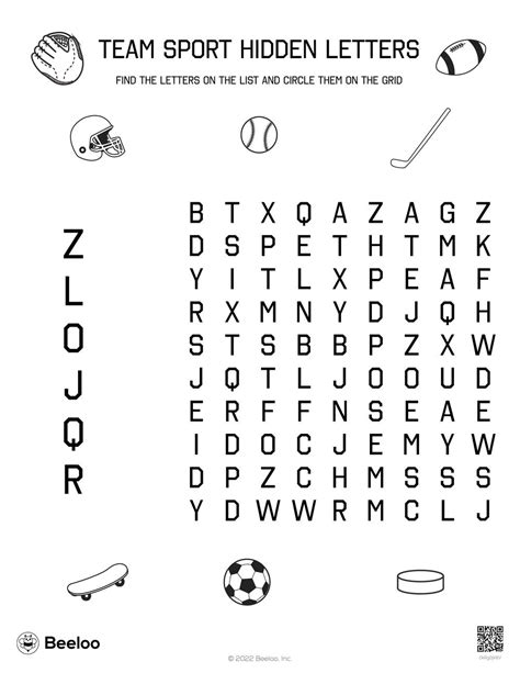 Team Sport Hidden Letters • Beeloo Printable Crafts for Kids (0kRg0jK6V)