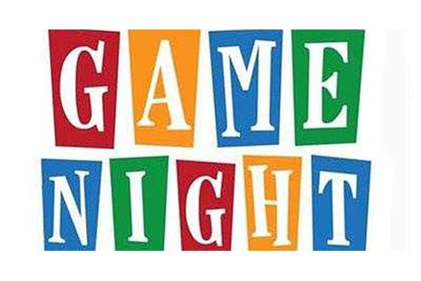 FAMILY GAME NIGHT - Onanole Elementary - Clip Art Library