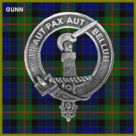 Gunn New Clan Crest Scottish Cap Badge CB02 - Etsy