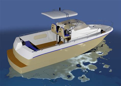 7.5m powerboat design in development | Boat Design Net