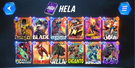 Hela Discard Deck by Oli Denning - Infinite Rank - June 2022 - Marvel Snap Zone