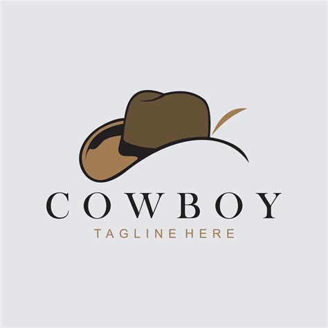 Cowboy logo design 13943155 Vector Art at Vecteezy