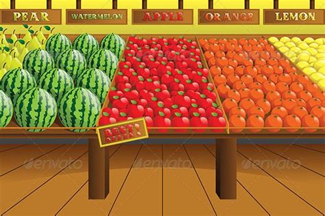 Supermarket Aisle Clipart