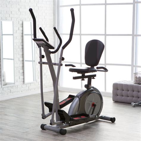 Recumbent Bike With Arm Exercise For Office Home Elliptical Excersize ...