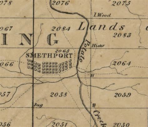 1857 Map of Mckean County Pennsylvania Farm Line Map - Etsy