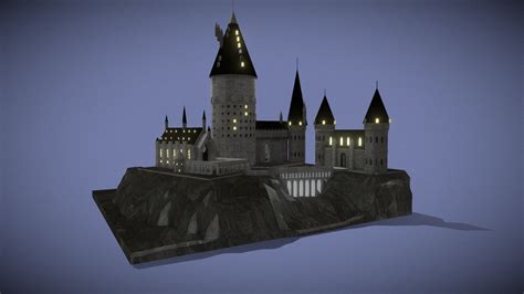 Hogwarts Castle 3d Model Free - Image to u