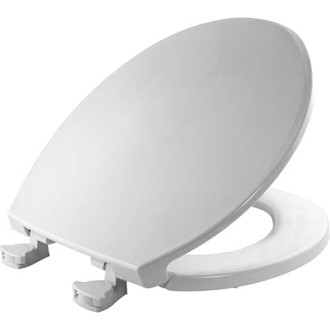 BEMIS Round Closed Front Toilet Seat in Crane White-800EC 020 - The Home Depot