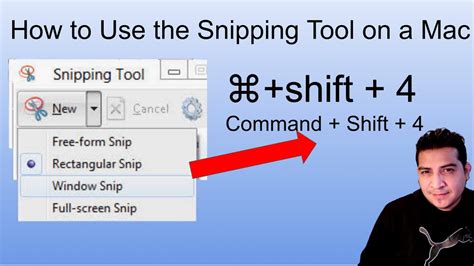 How to Use The Snipping Tool on a Mac - YouTube